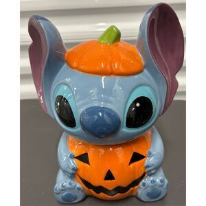 Disney Lilo & Stitch Movie Stitch 10" Halloween Holiday Cookie Jar Hand Painted